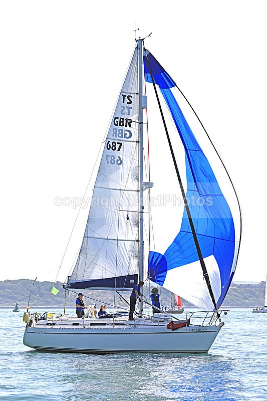 190629 LADY SHONA GBR687 1Y3A9950 - ROUND THE ISLAND RACE 2019