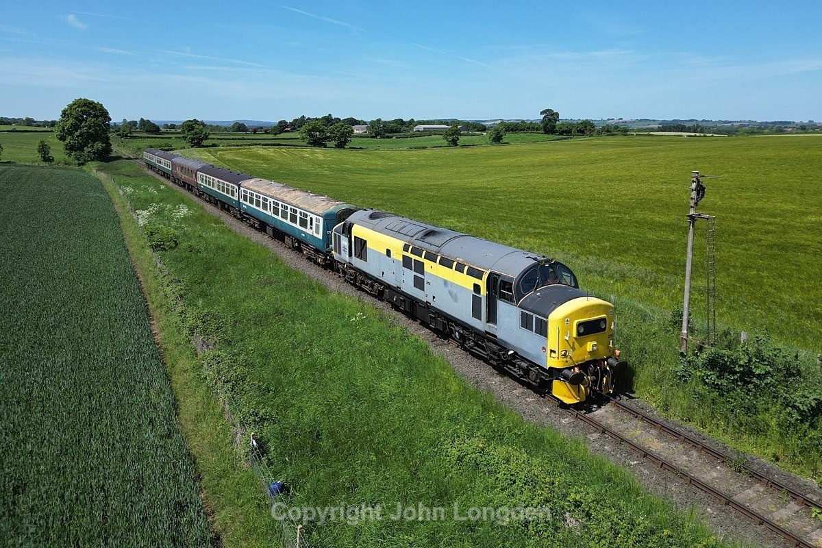JL - 3.6.23 37250 12:30 Redmire - Leeming Bar, Nr Newton Le Willows - The wonderful Wensleydale Railway
