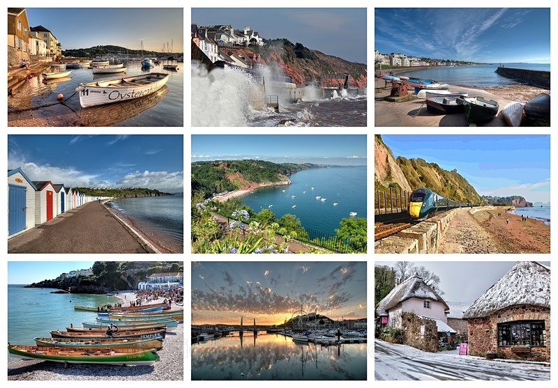 DE04 -   Beautiful South Devon Views - Greetings Cards - Cornwall  and Devon Misc