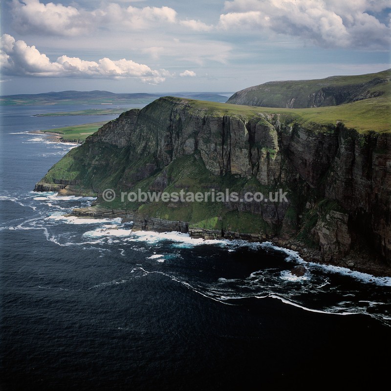aerial pictures of Scotland Orkney Islands at Hoy