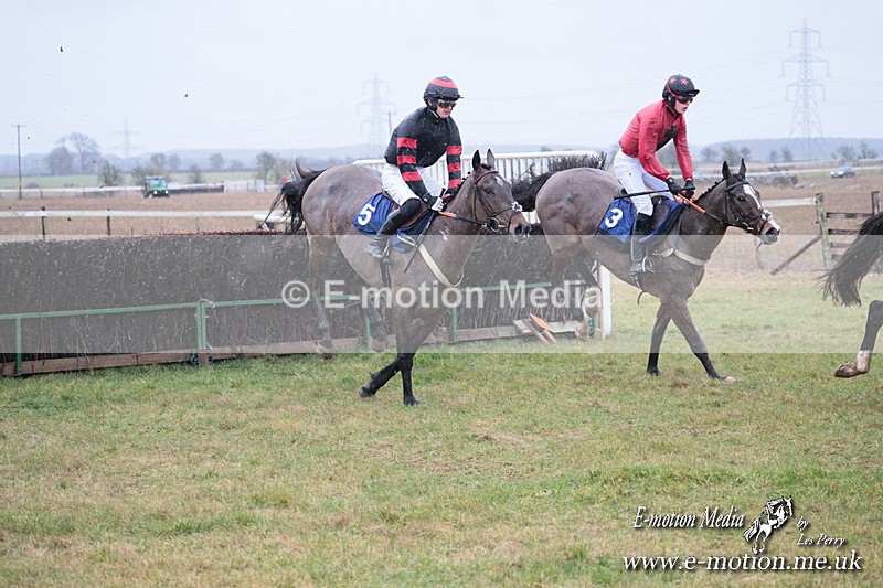 PtP 260125 45 - Cocklebarrow Point-to-Point racing with the Heythrop Hunt 26/01/25