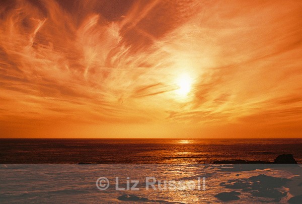 Fiery sunset - Landscapes