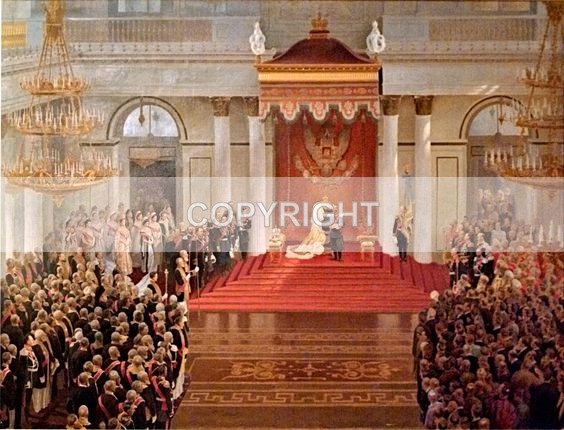 (R-45)  Throne Speech - Russian Royals