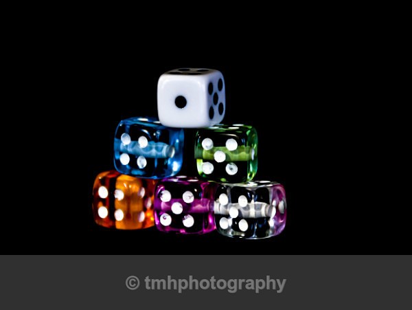 Stacked Dice - Still Life / Contemporay Art