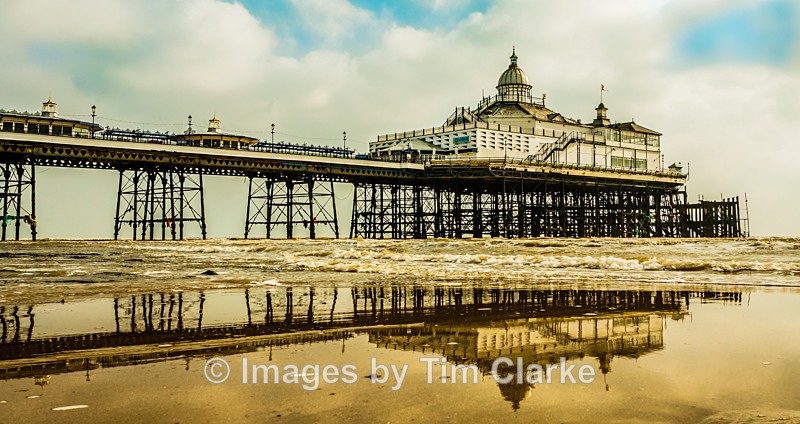 Eastbourne Pier Reflection 1 1845 - Seascapes