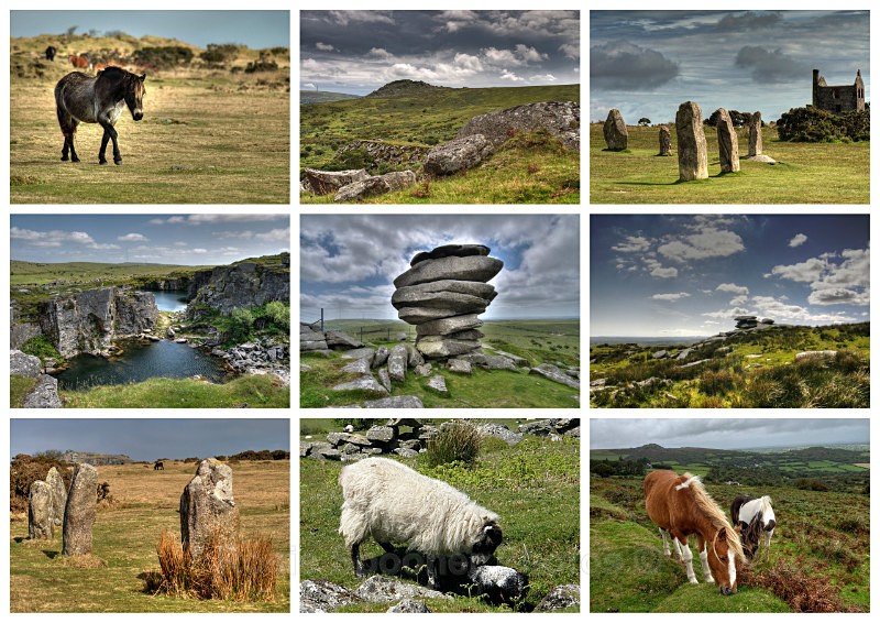 DM01 - Minions Bodmin Moor - Greetings Cards - Liskeard and Bodmin Moor