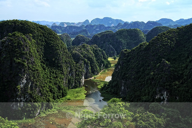Trang An Scenic Landscape viewpoint, Tam Coc, Vietnam - Vietnam