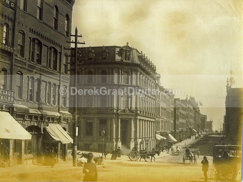 Prince William Street View Albumen Pre Great Fire St. John NB Canada - Historic New Brunswick