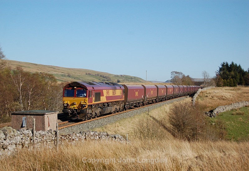 18.4.14 - 66034 4S93 Milford - Hunterston, Ais Gill MP 260 - Ais Gill - Milepost 260
