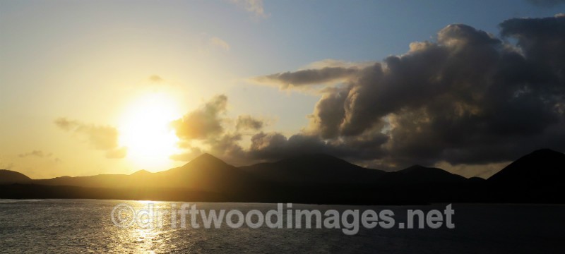 Ascension Island coast sunrise - Ascension Island, Atlantic Ocean