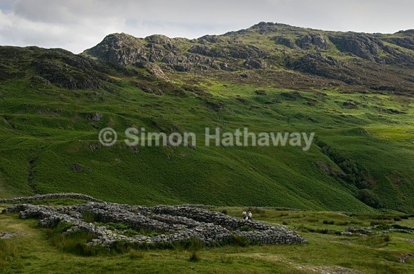 Hardknott Fort - Hardknott Pass - English Lake District