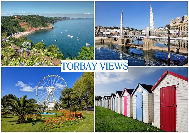 No stock Postcards Torbay Views 2 - Torbay Postcards