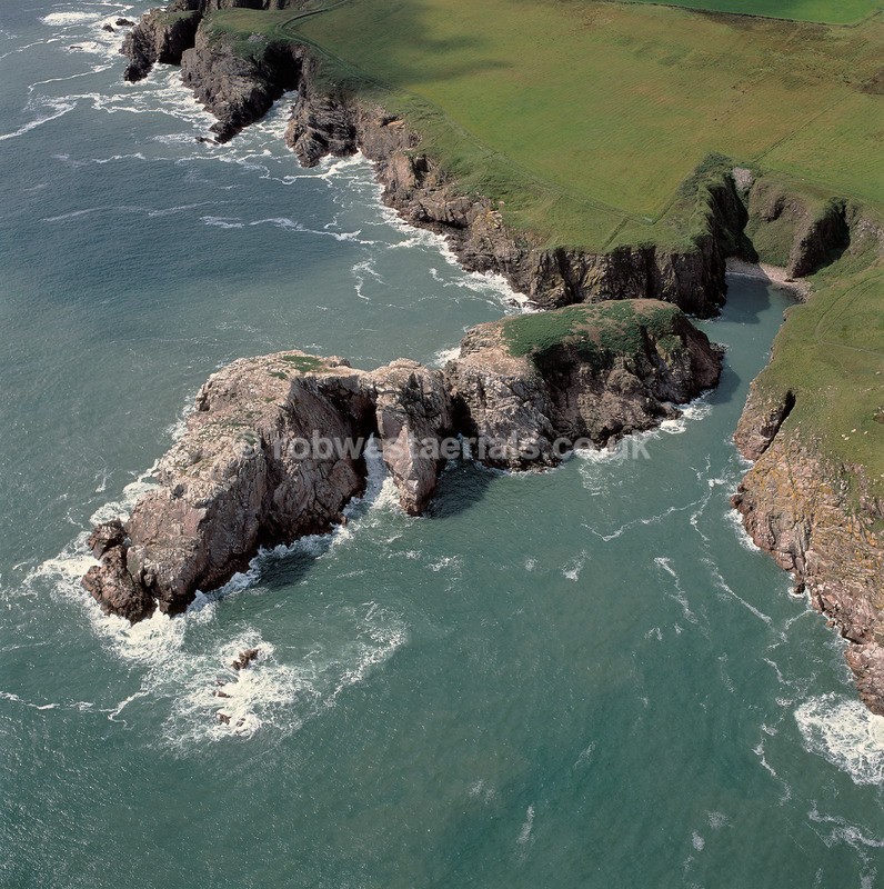 A00740FX2 Coastal Rock formation Dunbuy north of Cruden Bay 2018 - East and north coastlines