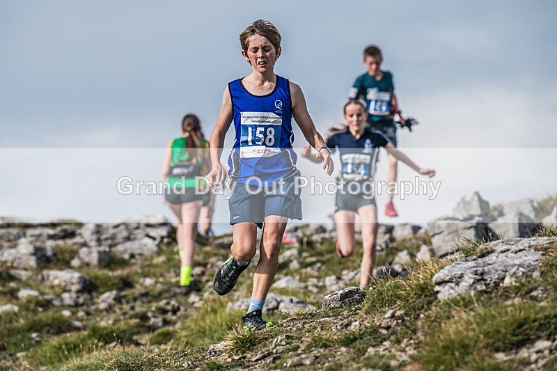 Year 8-9-212 - The English Schools Fell Running Championship Giggleswick Year 8-9 Sunday 6th October 2024