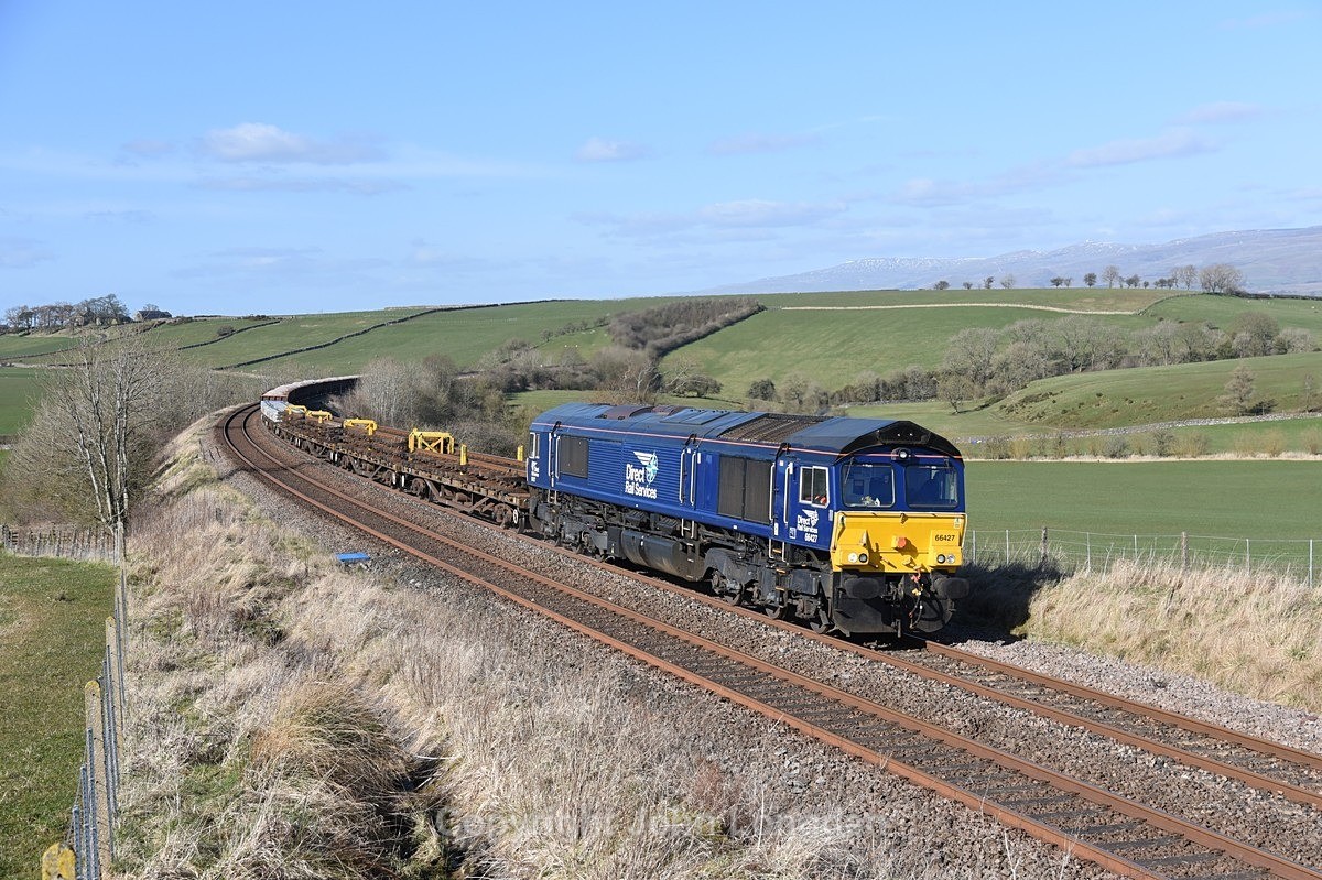 JL - 17.3.21 66427 6K05 Carlisle - Crewe, Breaks Hall - Breaks Hall