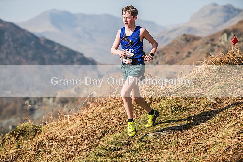 Elterwater-347 - Kendal Winter League Elterwater Under 15/17 Fell Races Sunday 9th March 2025
