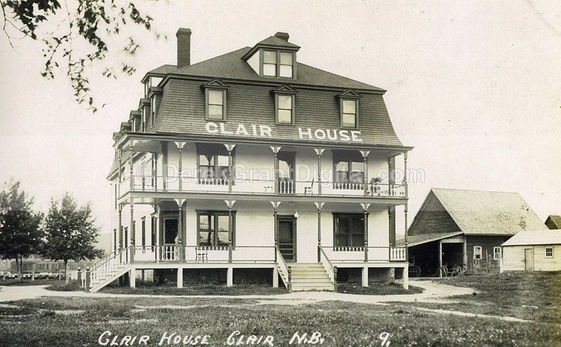 Clair House Clair Madawaska County New Brunswick Canada - Historic New Brunswick