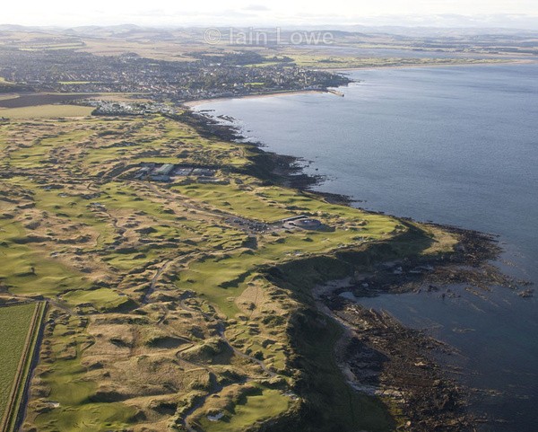 Aerial Castle Course by St Andrews