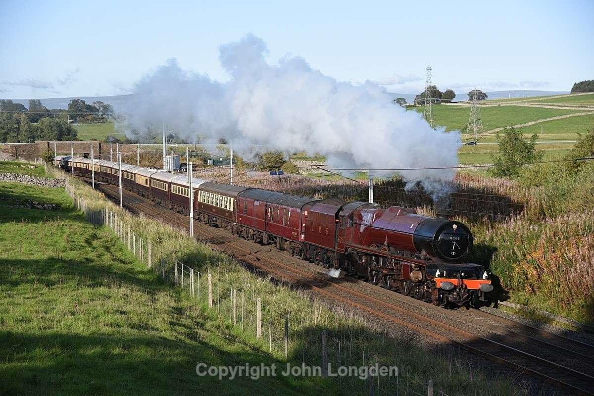 JL - 19920 LMS 'Pacific' 6201 Carlisle - Preston, Shap Wells - West Coast Main Line (north to south)