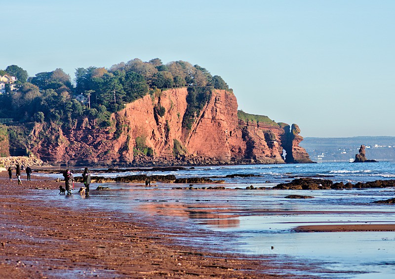 TS89 - Parson and Clerk Rocks - Greetings Cards Teignmouth and Shaldon