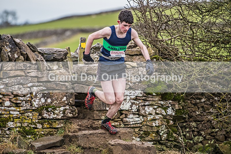 Cunswick U15  U17-6 - Kendal Winter League Cunswick Scar Junior Under 15 & 17 Fell Races Sunday 26th January 2025