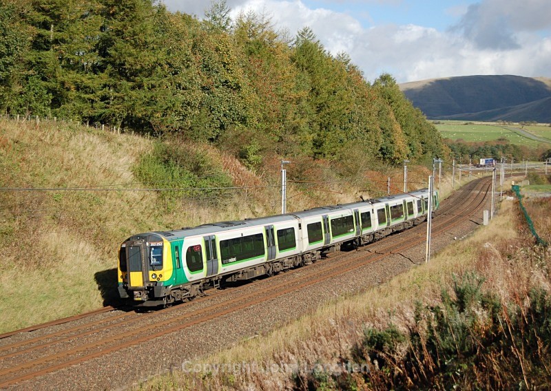 17.10.13 - 350252 5C82 12.16 Preston C.S. - Carlisle, Beckfoot - West Coast Main Line (north to south)