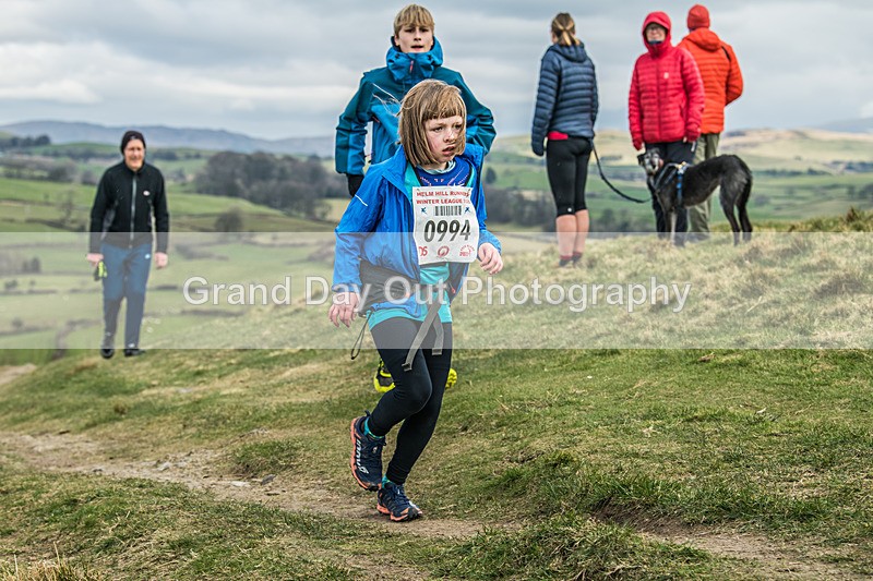 Helm Hill U9-50 - Kendal Winter League Helm Hill Under 9 Fell Race Sunday 16th March 2025