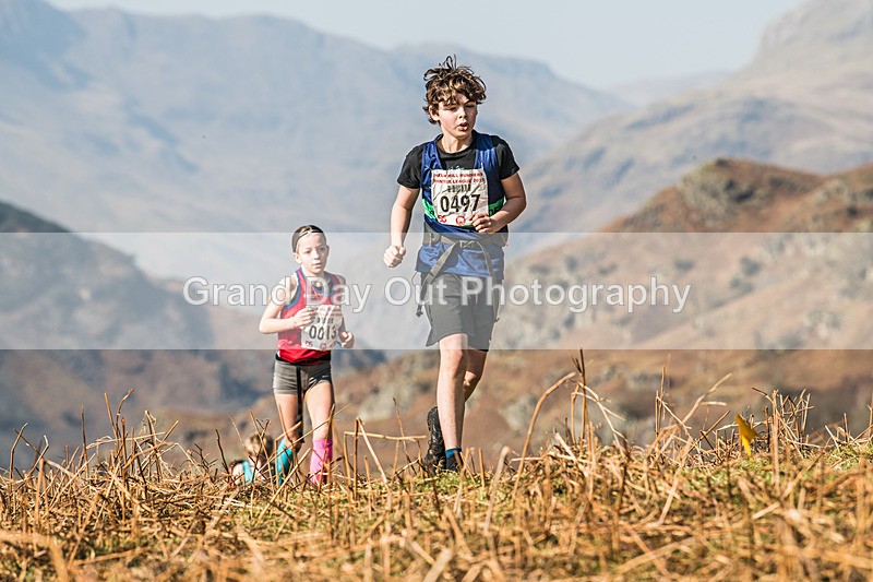 Elterwater-78 - Kendal Winter League Elterwater Under 13 Fell Race Sunday 9th March 2025