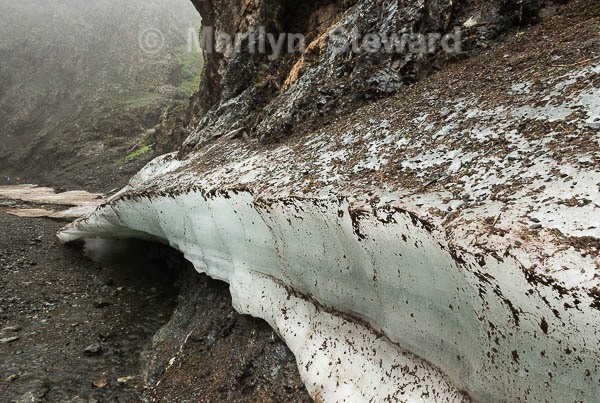 Summer ice, Yolyn Am - Mongolia