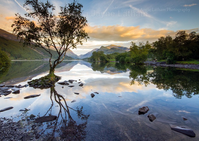 Snowdon Reflections on Llyn Padarn - Celtic Wales