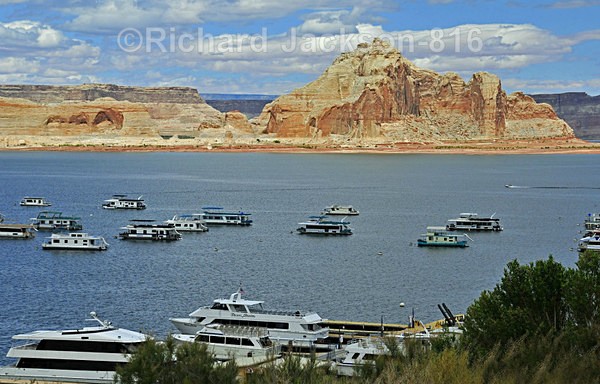 A Lake Powell Scene - Lake Powell - Arizona-Utah