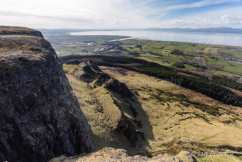 Steep Cliffs of Binevenagh Mountain - County Londonderry