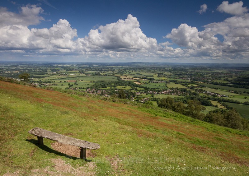 Bench with a view - The Malvern Hills