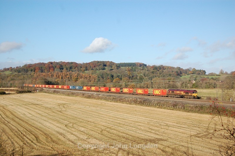 10.11.12 - 66053 6E62 Carlisle Yard - Tees Dock, Westwood - Tyne Valley (west to east)