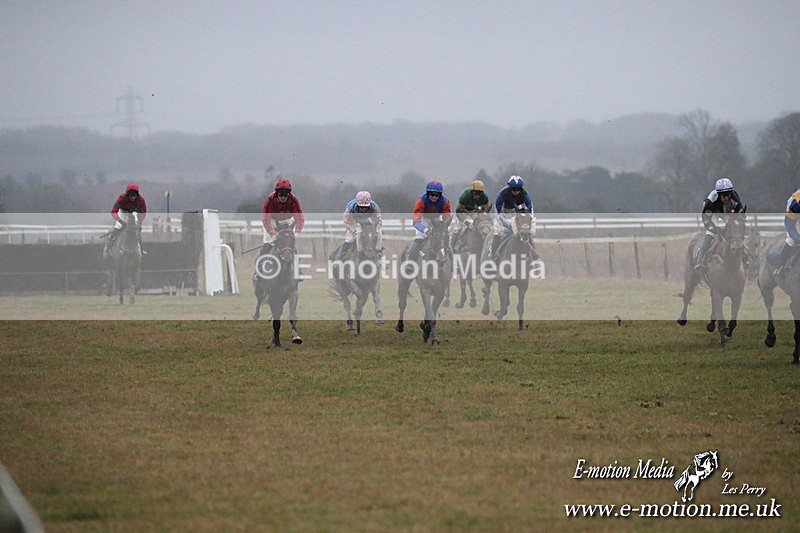 PtP 260125 1055 - Cocklebarrow Point-to-Point racing with the Heythrop Hunt 26/01/25