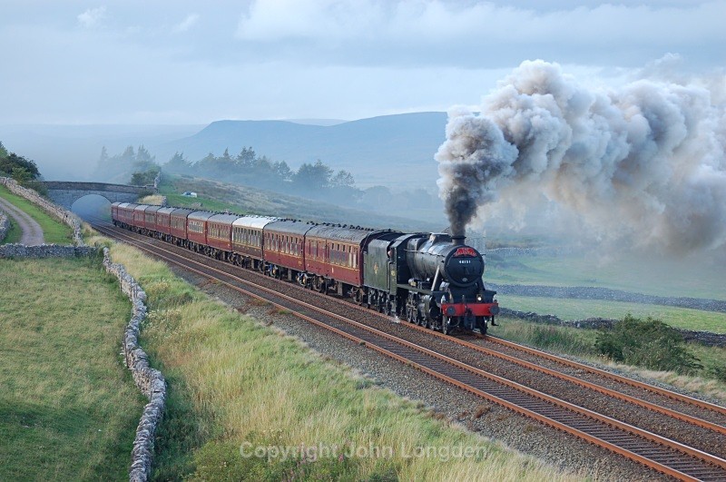 12.8.07 - LMS 8F No. 48151 Carlisle - Hellif 'Dalesman', Greengates - Greengates