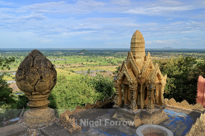 View from Phnom Sampeau, Cambodia - Cambodia