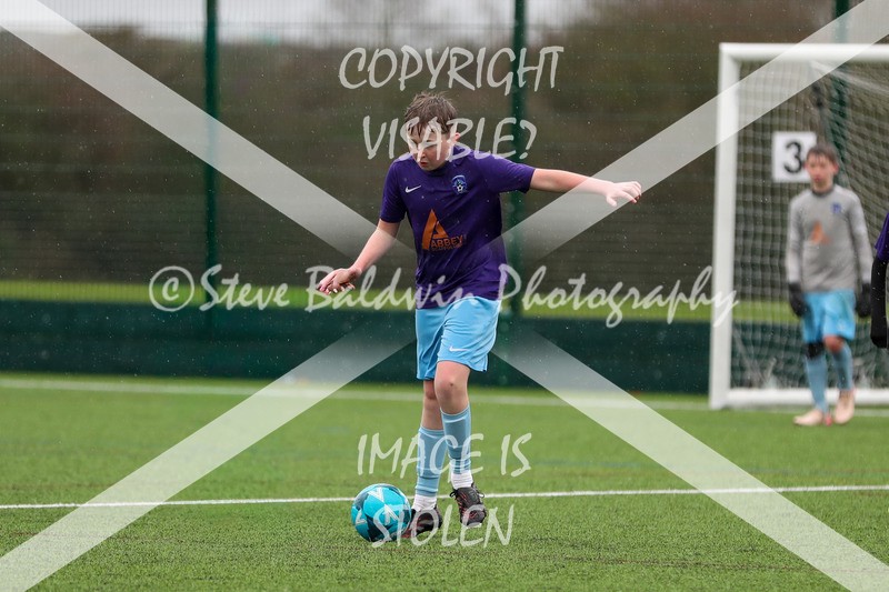 1DX20759 - 2026-02-15 FC Abbey Meads U13 Purple V Royal Wootton Bassett Town Youth U13 Yellow