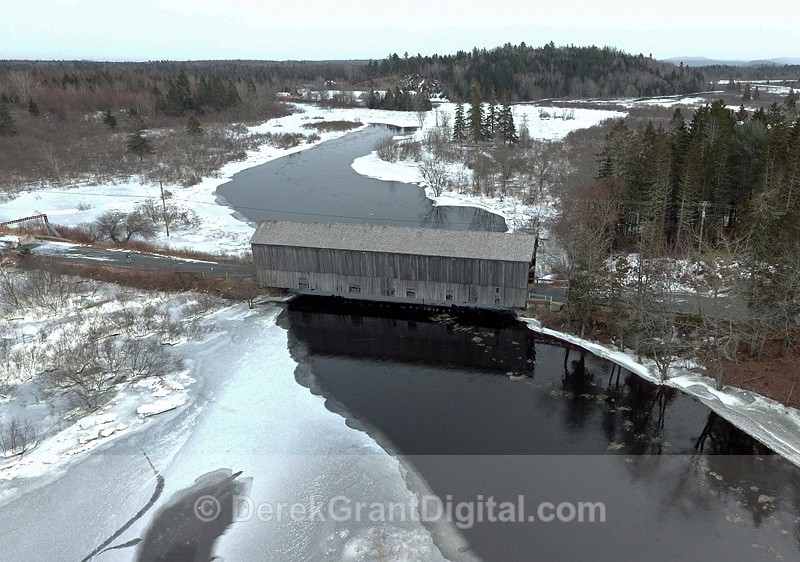 Digdeguash Covered Bridge #3 McGuire Bridge Elmsville NB Canada - Covered Bridges of New Brunswick