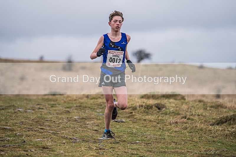Cunswick U15  U17-164 - Kendal Winter League Cunswick Scar Junior Under 15 & 17 Fell Races Sunday 26th January 2025