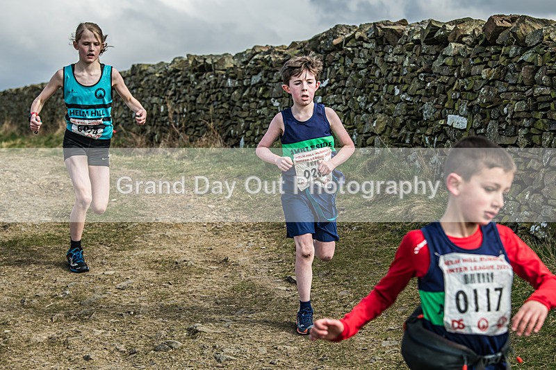 Helm Hill -123 - Kendal Winter League Helm Hill Fell Races (Under 13/15/17 & Seniors) Sunday 16th March 2025