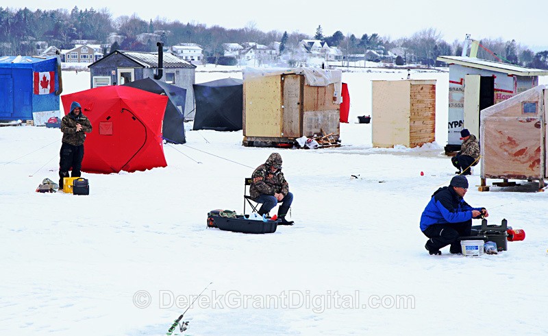 Ice Fishing Canada - Ice Shacks
