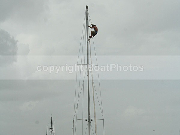 070121 Suriname - Ned up mast - ATLANTIC CROSSING 2006