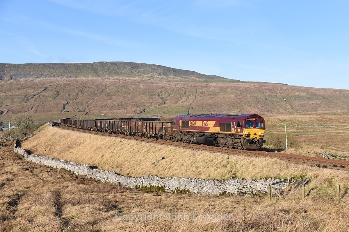 JL - 17.12.21 66170 6E97 Kirkby Thore - Tees Dock, Ribblehead - Ribblehead