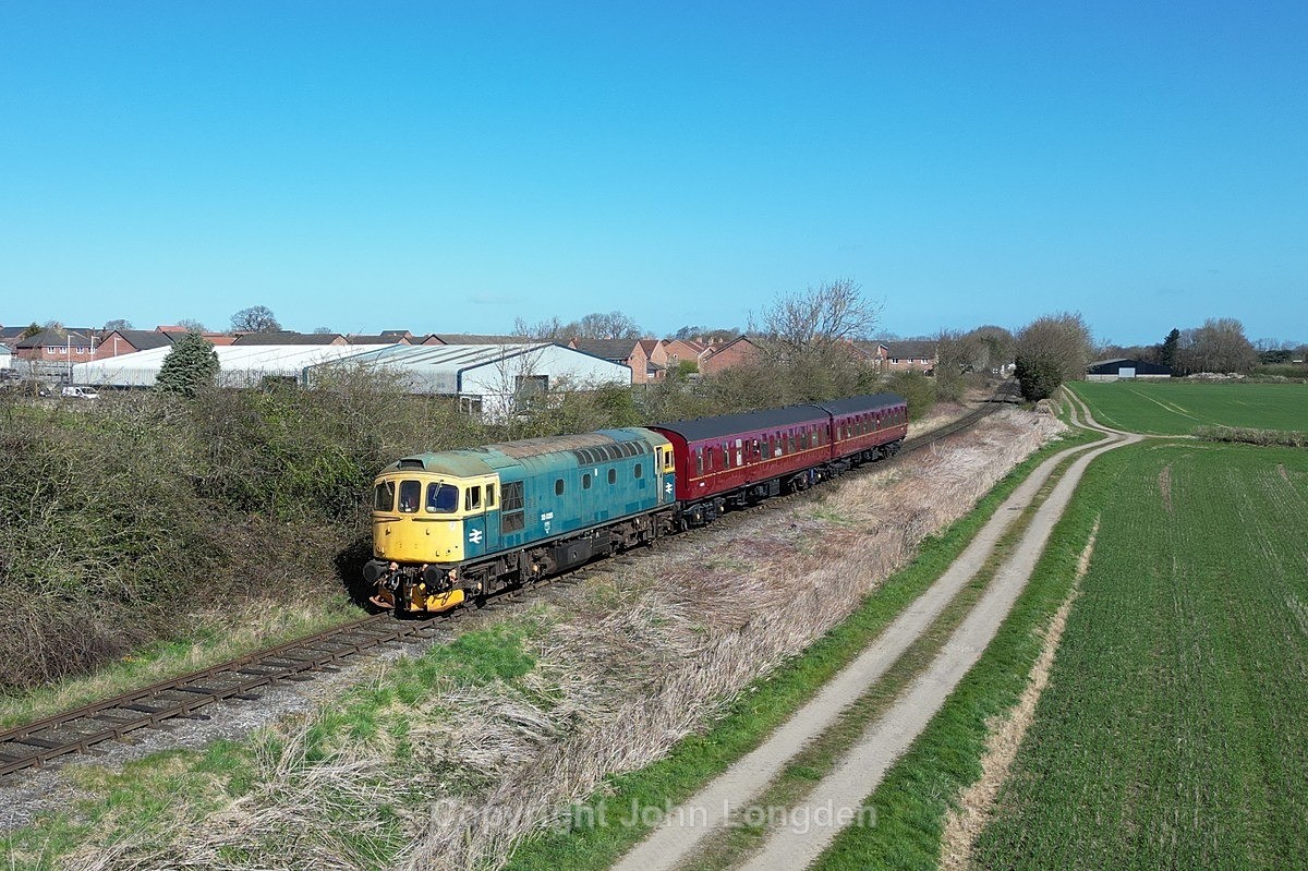 JL - 30.3.25 33035 12:00 Leeming Bar - Leyburn, Aiskew - The wonderful Wensleydale Railway
