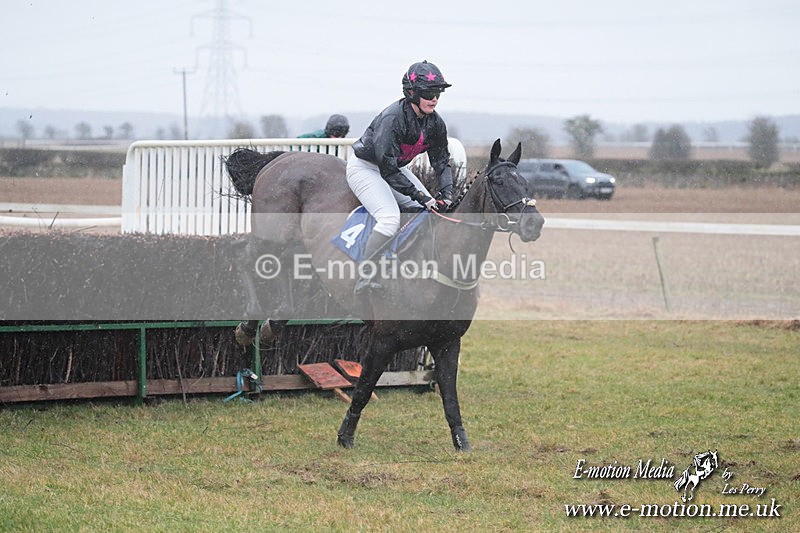 PtP 260125 335 - Cocklebarrow Point-to-Point racing with the Heythrop Hunt 26/01/25