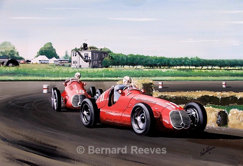 Two Maseratis at Silverstone in 1949 - Classic cars