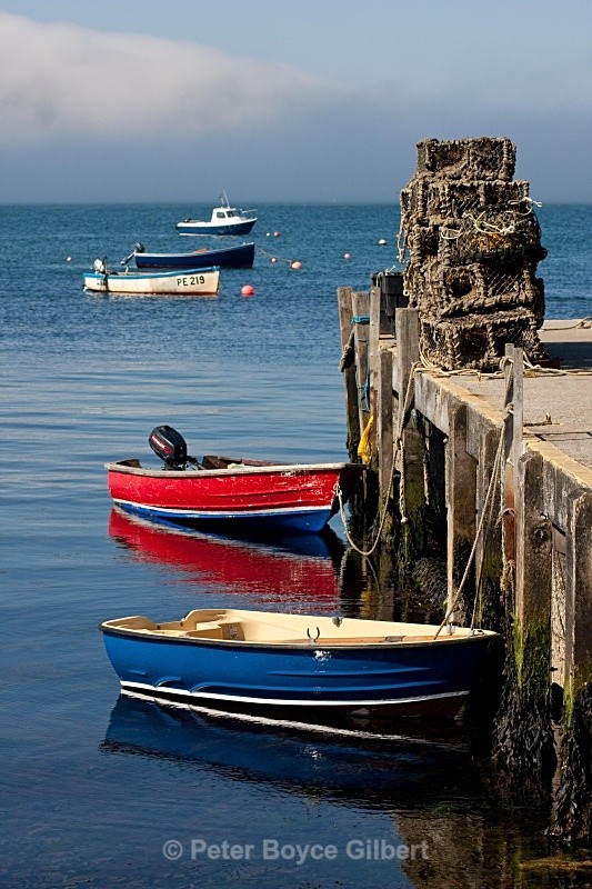 Boats and lobster pots, Swanage - The Coast