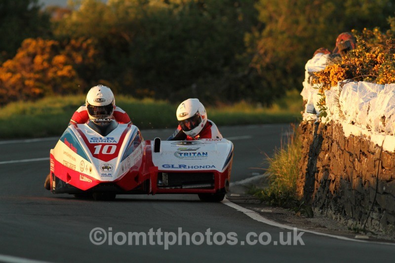 Gregory Lambert / Kenny Cole Honda - Monday Practice - Sidecars