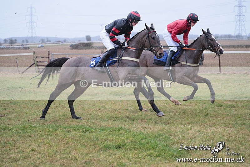 PtP 260125 52 - Cocklebarrow Point-to-Point racing with the Heythrop Hunt 26/01/25